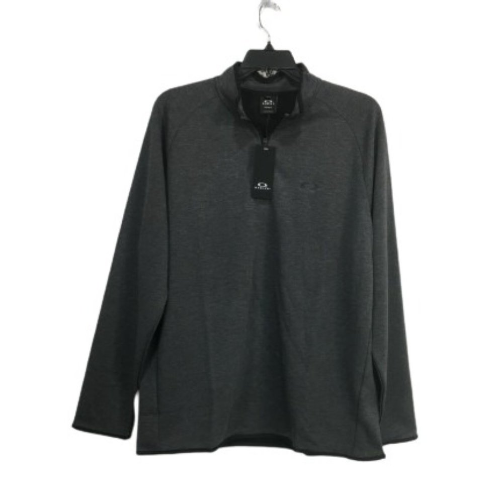 Oakley Long Sleeve Range 2.0 Pullover Jacket, Men's Size S - Dark Grey